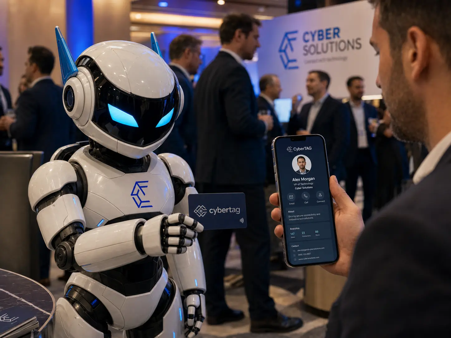Cyber Solutions Carti de vizita smart CyberTAG